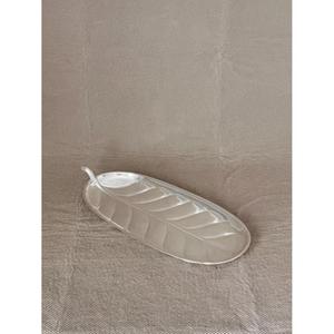 Décoration de l'Aïd, plateau en feuille d'argent, plateau décoratif en métal, plateau de service pour chocolat, dattes, desserts, articles de décoration de table pour événements et fêtes - Product Image 1