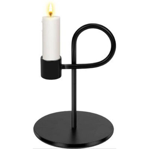 Candelabro de Metal con Diseño Estándar, Acabado Negro, para Decoración del Hogar y Bodas - Product Image 2