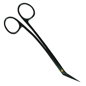 Locklin Fine Operating Scissors Black Coated Stainless Steel Plastic Surgery Surgical Cutting Instrument Tool - Product Image 3