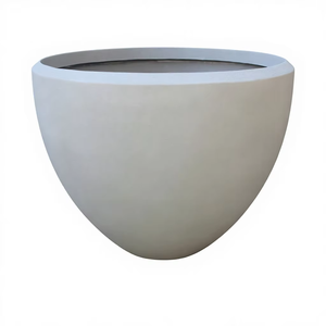 KNT Creations – Pot suspendu en fibre de verre léger et durable, design classique et moderne, texture lisse, pour intérieur et extérieur - Product Image 1