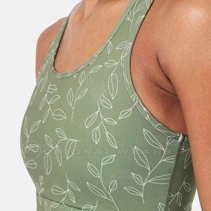 Haut de sport dos nu à col en V profond de haute qualité, avec logo personnalisé, pour la course, la gym, le fitness, soutien-gorge de yoga halter, soutien-gorge de sport pour femme - Product Image 6