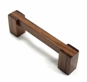 Juego de tiradores de madera para gabinetes, perillas redondas de diseño moderno, hechas a mano, ligeras, duraderas, para decoración de muebles de cocina de interior, montaje en puerta - Product Image 4