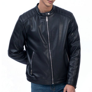 Veste en cuir d'hiver pour homme personnalisable 2026 : Créez votre propre modèle professionnel, écologique et respirant avec logo frontal - Product Image 1