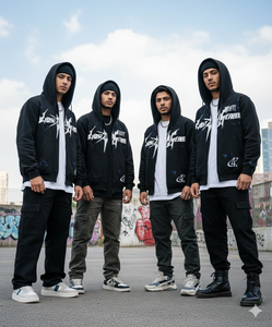 Sudaderas con Cremallera de Corte Perfecto, Novedad al por Mayor, Estilo Urbano, de Algodón Grueso con Forro Polar, Personalizables con Serigrafía - Product Image 2