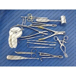 Juego de 20 Instrumentos Quirúrgicos Veterinarios Ortopédicos de Acero Inoxidable para Cirugía Ósea Animal, con Certificación CE e ISO, ¡Gran Venta! - Product Image 1
