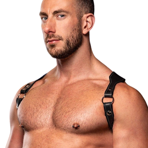 Arnés de Pierna de Cuero para Hombre, Azul, Correa Ajustable, Cuero Premium, Ropa de Club - Product Image 5