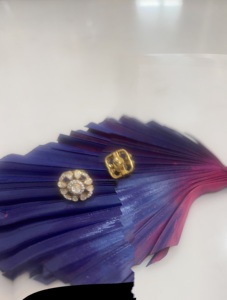 Flower <b>Stud</b> <b>Earrings</b> <b>Silver</b> Luxury Gold Plated Women's Party Jewelry Amaira Jewels - Product Image 4