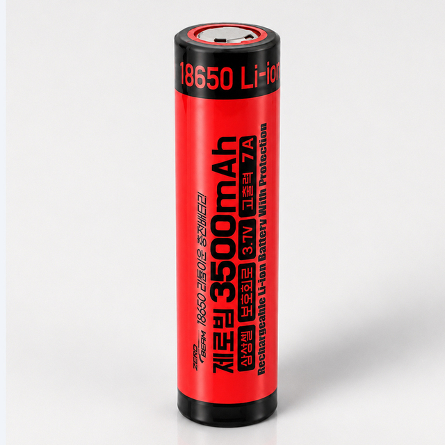 ZEROBEAM High Capacity 18650 Li-ion Battery Samsung 35E 3500mAh 7A Protected Rechargeable Cell for Torch Headlamp Camping Light