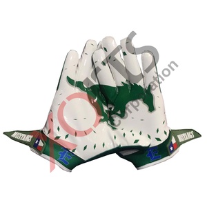 ถุงมือฟุตบอล XORTS Corp รุ่น XC-AFG700 สำหรับทีม Mustang แบบ Sticky Palm สำหรับตำแหน่งรับบอล  พิมพ์ลายแบบ Screen Printed ขายส่ง - Product Image 1