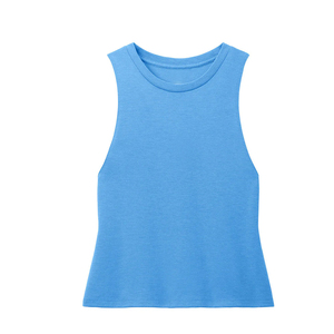 New Arrival Ladies 100% Polyester Tank Top Solid Color Quick Dry <b>Summer</b> Wear Moisture Wicking Vest Printed Design Tank Tops - Product Image 4