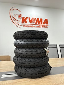 ยางรถจักรยานยนต์แบบไม่มียางใน Kuma K201 3.00-10 3.50-10 ขายส่ง รุ่นใหม่  ความหนา 42J/47J ผลิตจากยางธรรมชาติเวียดนาม - Product Image 5