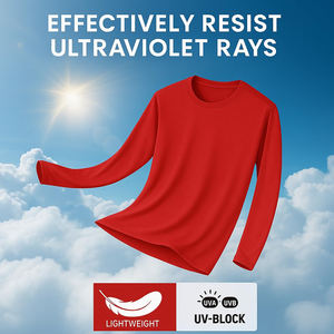 Camisetas de Manga Larga para Hombre, Lisas, de Alta Calidad, Compresivas, para Gimnasio, Fitness, Running, Anti UV, Ecológicas - Product Image 6