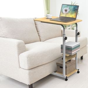 C 3-Tier scrivania del computer portatile tavolo piccolo Snack sottile tavolo per divano letto per piccoli spazi in camera da letto e soggiorno - Product Image 1