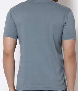 Camiseta de Algodón Estampada para Hombre, Estilo Casual, Cuello Redondo, Manga Corta, Transpirable, Corte Regular, para Uso Diario, OEM ODM - Product Image 2