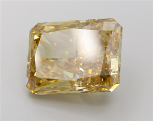 Diamante marrón intenso de corte esmeralda cultivado en laboratorio, certificado por IGI, para la fabricación de joyas, anillo de compromiso - Product Image 3