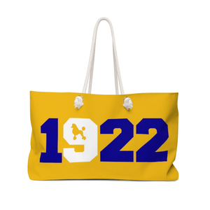 Pretty Poodle Personalized Weekender Bag SGRHO Apparel Probate Gift Custom Travel <b>Tote</b> Gift Bag - Product Image 1