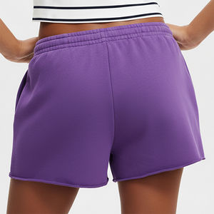 Pantalones Cortos Casuales de Alta Calidad para Mujer, 100% Algodón, Color Sólido, Ropa Deportiva de Secado Rápido, Transpirable, con Decoración de Botones - Product Image 6