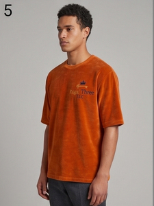 Summer Velvet T Shirt Men Oversized Short Sleeve Velour Tee Shirts Men's Fashion Style Velvet <b>TShirt</b> Mens - Product Image 5