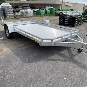 Remolque de Plataforma Plana de Acero de Alta Resistencia de 40 pies y 3 Ejes, Capacidad de Carga de 2-3 Toneladas para Transporte de Carga y Utilidades, Hecho en [Lugar de Fabricación] - Product Image 4