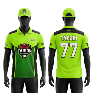 เสื้อสนุกเกอร์ชาย 160 GSM โพลีเอสเตอร์อินเตอร์ล็อค ระบายอากาศได้ดี สีส้มม่วง พิมพ์ลายแบบซับลิเมชั่น ออกแบบชื่อ เบอร์ และโลโก้ตามสั่ง - Product Image 3