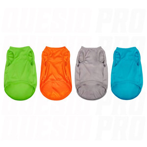 Camisetas para Perros, Suaves y Lisas, para Cachorros y Perros Pequeños, Ropa de Verano para Mascotas en Colores Sólidos: Gris, Verde, Naranja, Azul Marino - Product Image 2