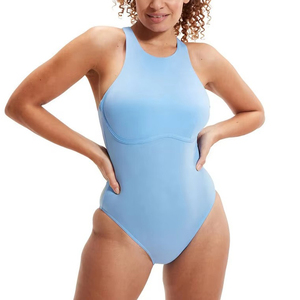 Unisex Two-Piece Swimsuit Ribbed Sexy <b>Heat</b>-Transfer Printed Strapless Crew <b>Neck</b> High Waist Eco-Friendly Plaid Front Button Quick - Product Image 1