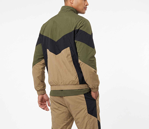 Nueva Colección 2026 Conjunto Deportivo Cortavientos de Forro Polar Tejido para Hombre, Corte Regular, Transpirable, de Secado Rápido, 100% Nylon Teñido - Product Image 3