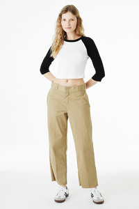 Camiseta Corta Ajustada de Algodón Suave con Spandex para Mujer, Estilo Y2K, Manga Corta, Venta al por Mayor, Fabricante de Marca Privada - Product Image 4