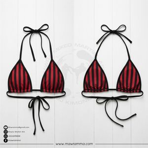 Mawra Wholesale Sublimation Floral Bikini Set Sexy 2 Piece Triangle Swimwear OEM Premium Women Summer Beachwear Set For Women - Product Image 3