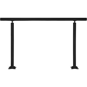 Kit de rampe d'escalier extérieure en aluminium noir réglable de 1,5 m (0 à 5 marches) – Aide à la mobilité pour personnes âgées - Product Image 1