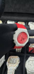 Montre de luxe mécanique style Hip Hop GM2100, boîtier serti de diamants Moissanite VVS, affichage analogique, nouvelle mode - Product Image 3