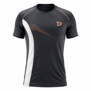 เสื้อโปโลแพเดลสุดหรูสีชาร์โคลโรสโกลด์เมทัลลิก แต่งขอบด้วยผ้า REPREVE โพลีเอสเตอร์ผสมสแปนเด็กซ์ ให้ประสิทธิภาพสูง - Product Image 2