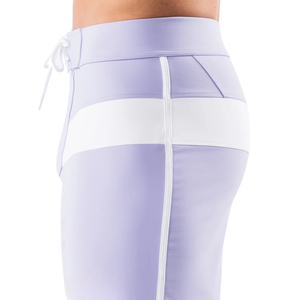 Shorts de bain pour hommes, blanc lavande, à séchage rapide, avec cordon de serrage, légers, pour sports nautiques - Product Image 5