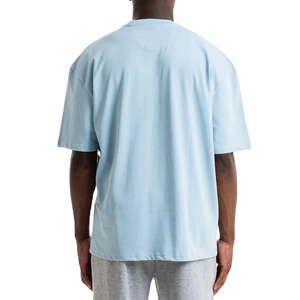 T-shirt Homme Épaules Tombantes Style Streetwear Chic à Bordures Contrastantes – Meilleur Prix - Product Image 4