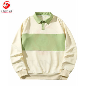 Chemises à manches longues en coton tricoté sur mesure pour hommes, avec logo personnalisé, de haute qualité, anti-rétrécissement et respirantes - Product Image 1