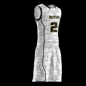 Conjunto de Uniforme Deportivo Sublimado Personalizado, Camiseta y Pantalones Cortos Estampados, Tallas Grandes, Logotipo, Precio, 100% Poliéster, Transpirable, Unisex - Product Image 6