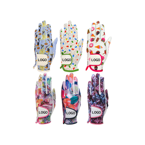 Gants de golf en cuir Cabretta sublimés, marque privée, pour hommes et femmes, super doux et légers, unisexes - Product Image 2