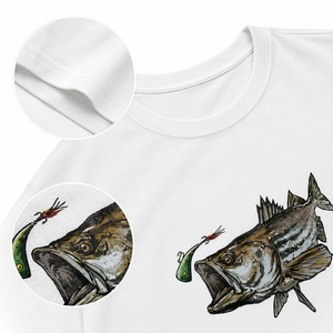 Camiseta de Pesca para Niños, Talla Grande, Ligera, de Secado Rápido, Impermeable, Transpirable, con Protección Solar UPF 50+, Estampada, para Verano y Actividades al Aire Libre - Product Image 3
