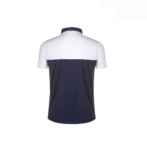 T-shirt tricoté à col rond et manches courtes pour homme, 100 % coton respirant, coupe classique, décontracté, vente en gros, 100 % polyester, coupes personnalisées - Product Image 5
