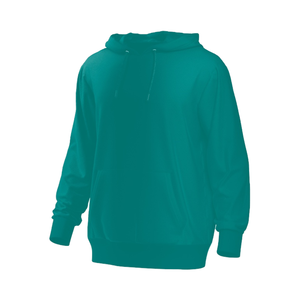 Sweat-shirts respirants personnalisés de couleur bleue pour hommes, vente directe d'usine, sweat-shirts de qualité supérieure pour homme, basiques en coton mélangé - Product Image 4
