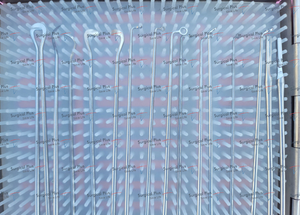 Curettes hypophysaires Hardy, plateau stérile pour chirurgie neurochirurgicale transsphénale, lot de 17 - Product Image 4