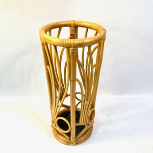 Porte-parapluie en bambou artisanal, parfait pour l'organisation de l'entrée, la décoration de la maison et une solution de rangement durable, en provenance d'Inde - Product Image 5