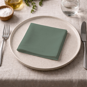 Serviettes de table en coton uni, douces, lavables et réutilisables pour la maison, les dîners et la décoration de table de fête - Product Image 1