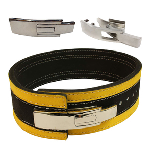 Ceinture de Soutien Lombaire pour Musculation et Haltérophilie en Cuir Personnalisé Antidérapante Ajustable Respirante Séchage Rapide Fermeture à Levier - Product Image 5