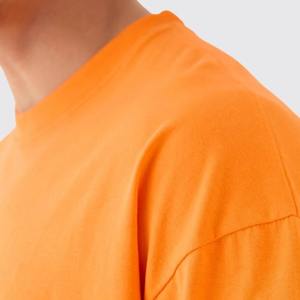 Conjunto de Camiseta y Pantalones Cortos de Verano, Estilo Urbano, Tejido, Oversize, con Efecto Desgastado, Transpirable, de Algodón, Informal, para Hombre - Product Image 3