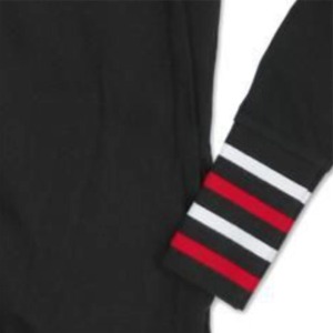 Cárdigan Universitario Delta Sigma Theta 1913, Personalizado para Hermandades y Fraternidades Escolares, Casual, 100% Algodón, Grueso, Negro por Delante - Product Image 6