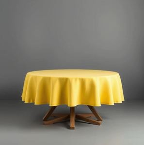Round <b>Table</b> Cloth Cotton <b>Dining</b> <b>Table</b> <b>Cover</b> Premium Fabric Premium Round <b>Table</b> Cloth Elegant <b>Dining</b> - Product Image 1