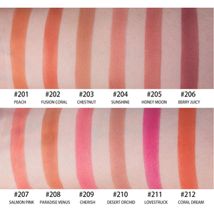 Fard à joues mat et scintillant en poudre, 12 couleurs, fard à joues longue tenue et modulable pour un éclat naturel - Product Image 3