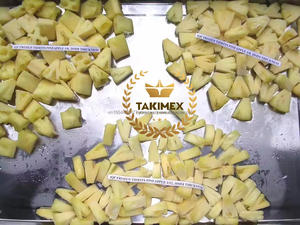 Más vendidos Sweet Queen Pineapple Frozen IQF de Vietnam Conservación del agua Envasado al vacío Envasado a granel Takimex 10kg - Product Image 5