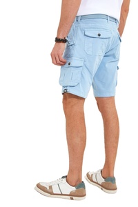 Pantalones cortos informales de algodón 100% ligeros y elegantes para hombre, diseños sólidos duraderos, transpirables, cómodos, ecológicos, teñidos lisos - Product Image 2